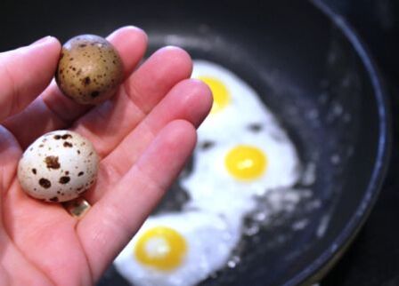 Quail eggs for potency