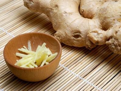 Fresh ginger root for male impotence