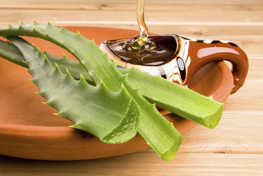 Aloe juice to increase potency